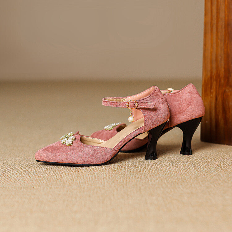 Ravie Genuine Suede Heels