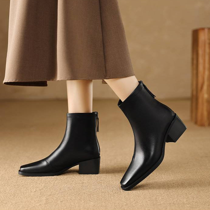 Lina Genuine Leather Boots