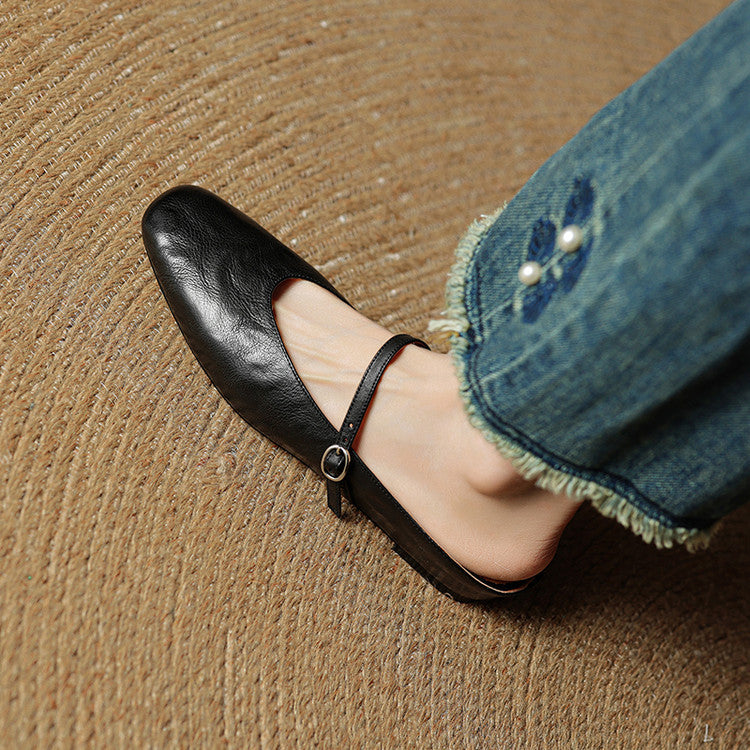 Rovina Genuine Leather Mules