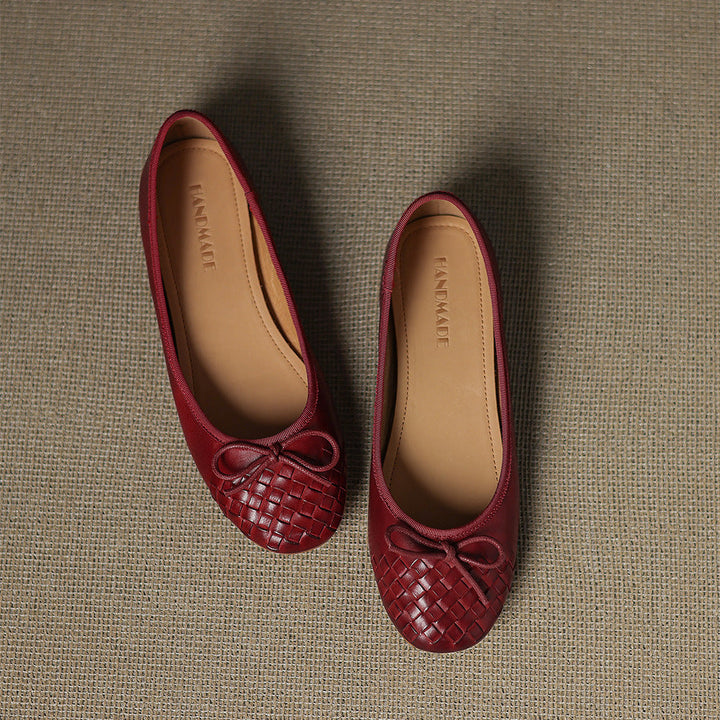 Vara Genuine Leather Flats