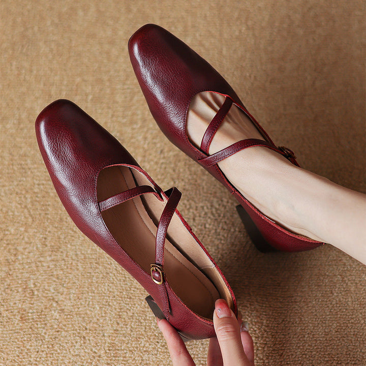 Ossa Genuine Leather Heels