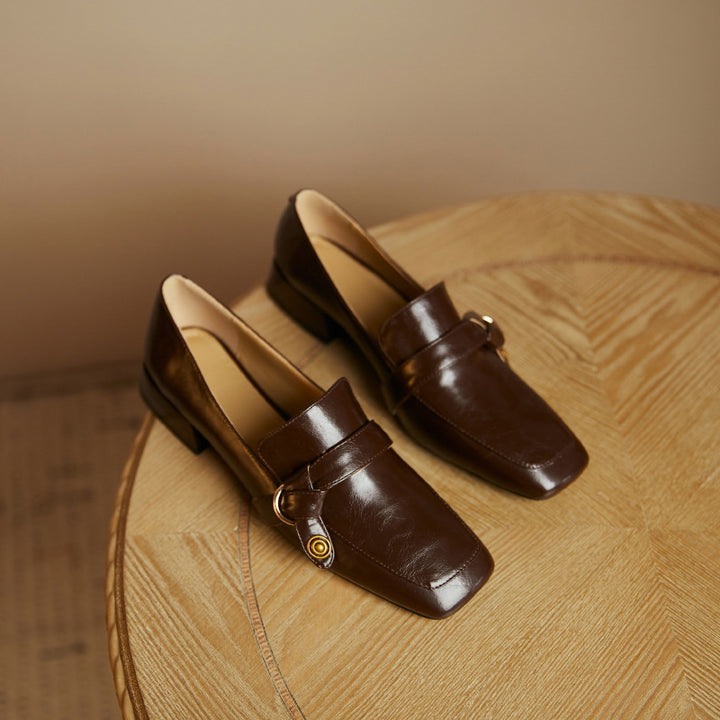Marcelline Genuine Leather Loafers