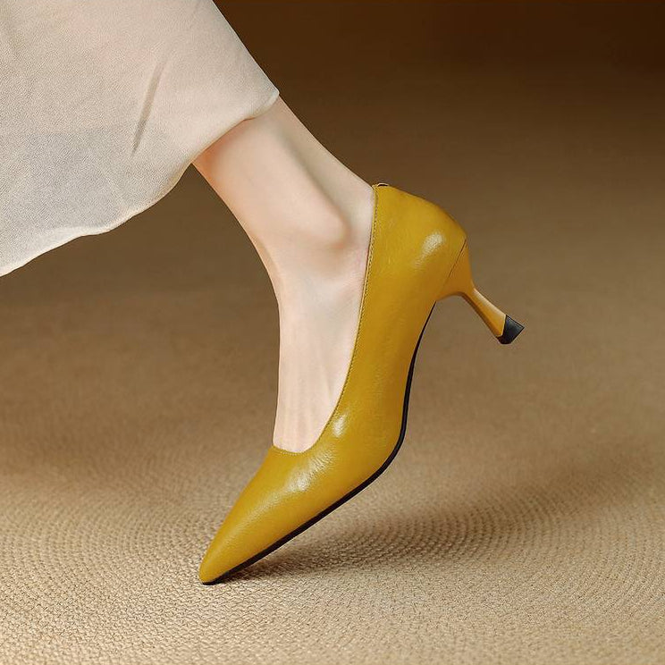 Linelle Genuine Leather Heels
