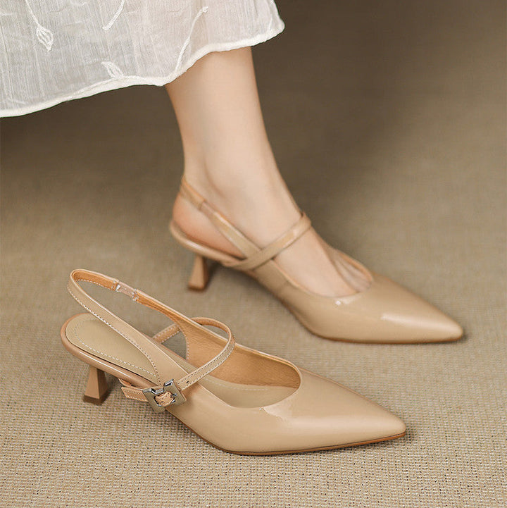 Elle Genuine Leather Heels