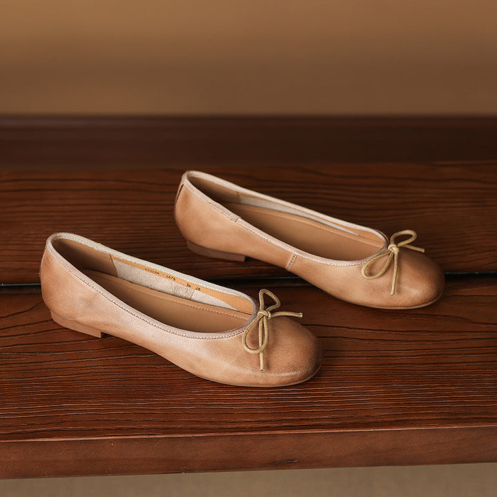 Talla Genuine Leather Flats