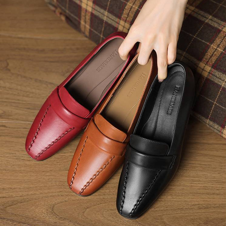 Avenelle Genuine Leather Loafers