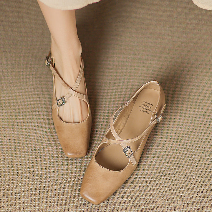 Luma Genuine Leather Heels
