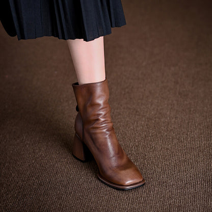 Livia Genuine Leather Boots