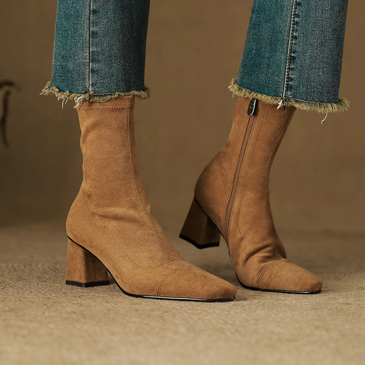 Sari Genuine Suede Boots