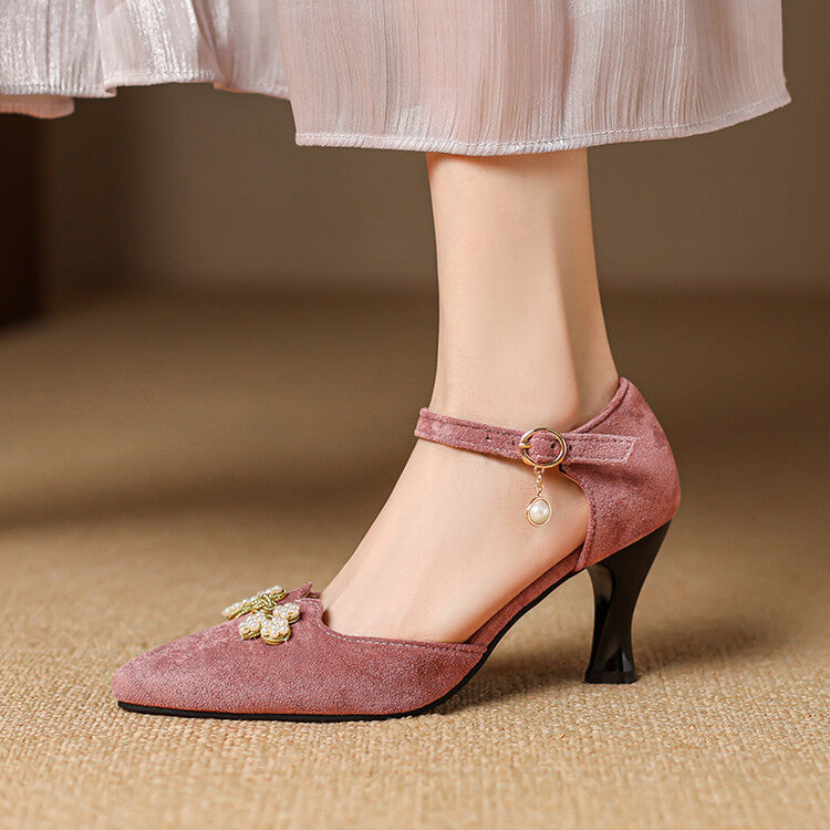 Ravie Genuine Suede Heels