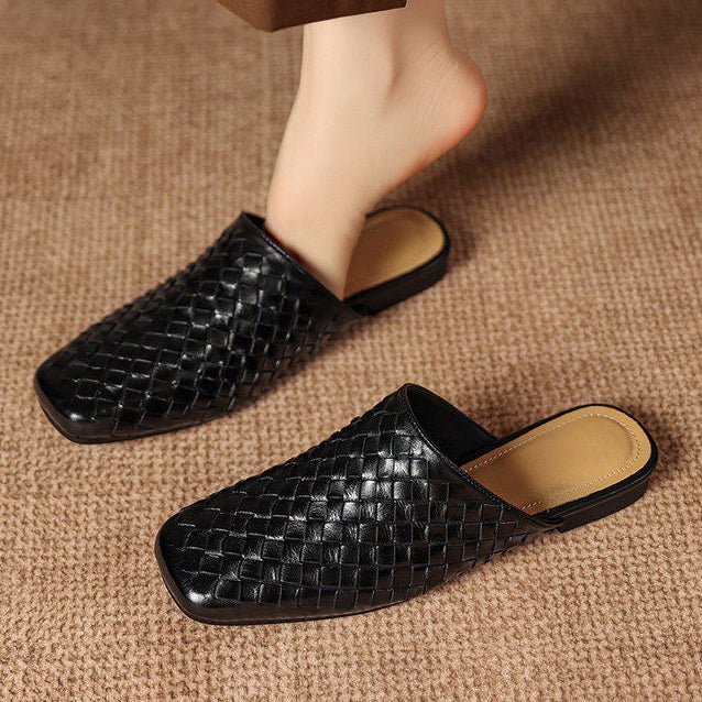 Varelina Genuine Leather Mules
