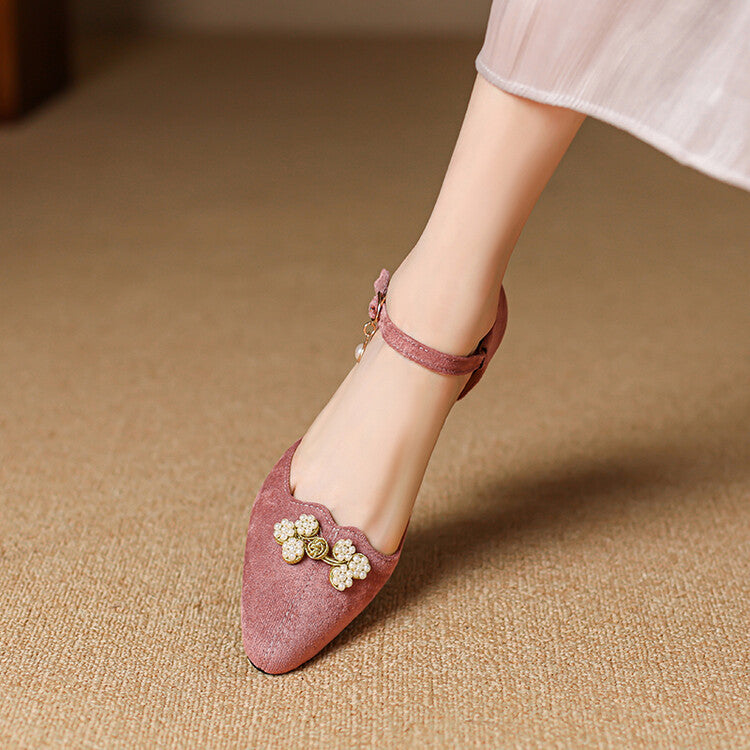 Ravie Genuine Suede Heels