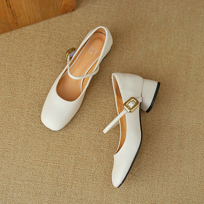 Vira Genuine Leather Heels