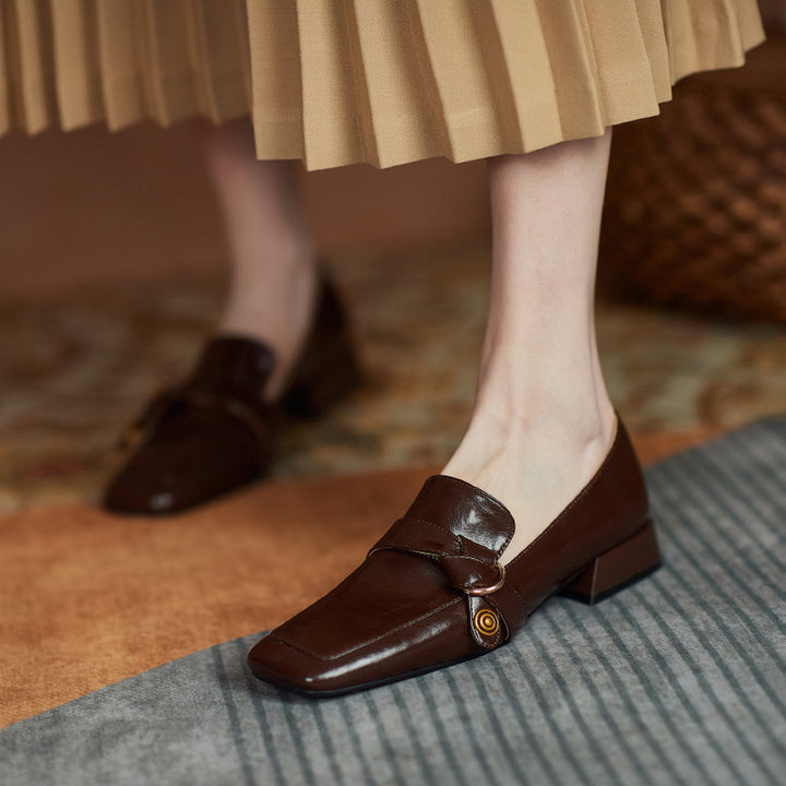 Marcelline Genuine Leather Loafers