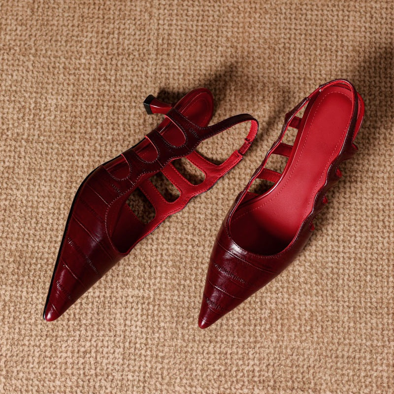 Renata Genuine Leather Heels