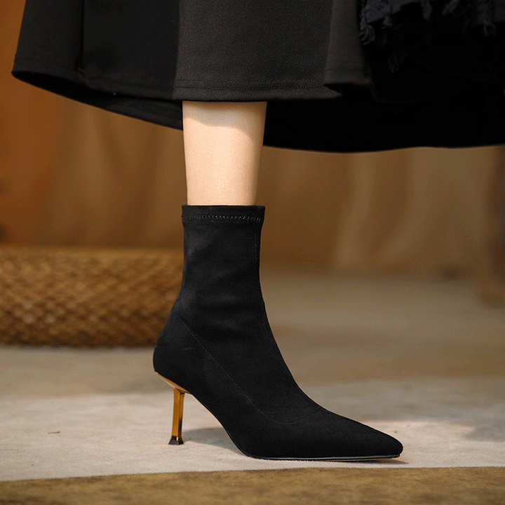 Jade Genuine Suede Boots