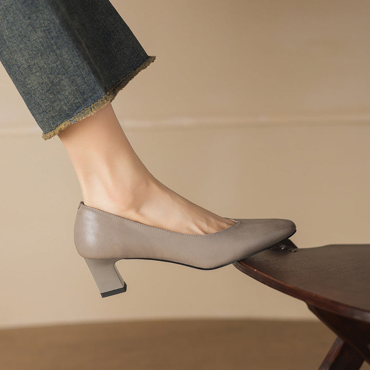 Orella Genuine Leather Heels