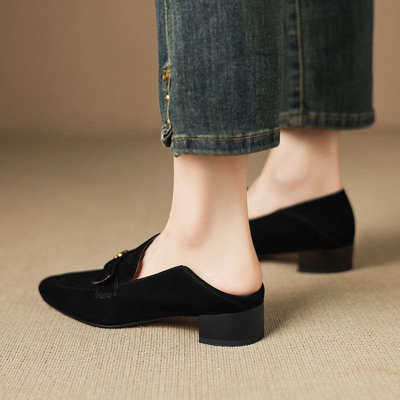 Lirena Genuine Suede Loafers