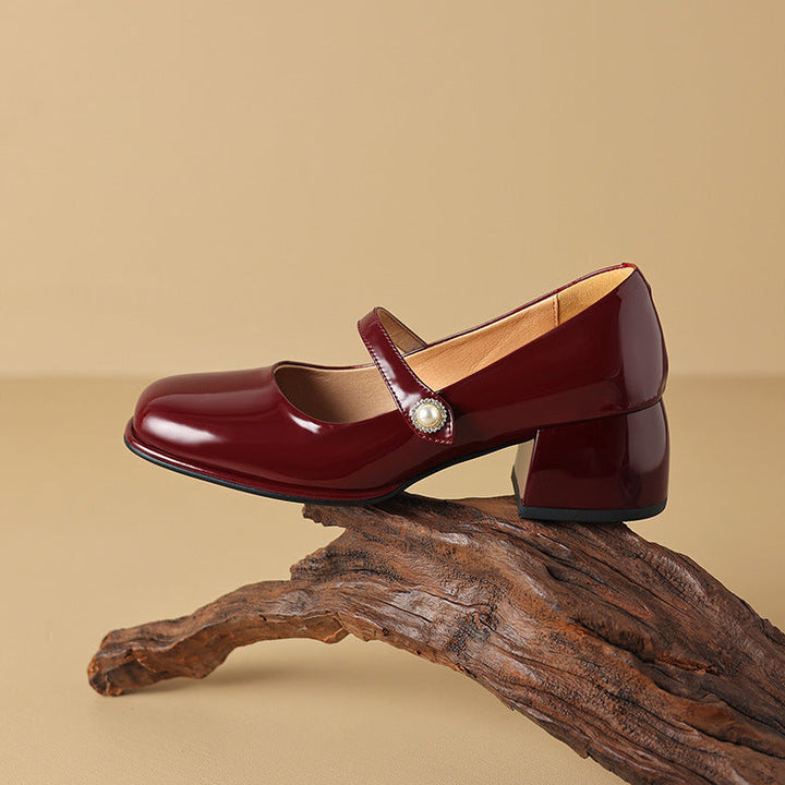Cara Genuine Leather Heels