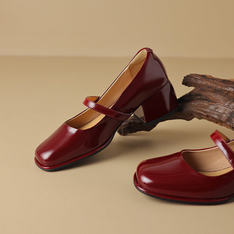 Cara Genuine Leather Heels