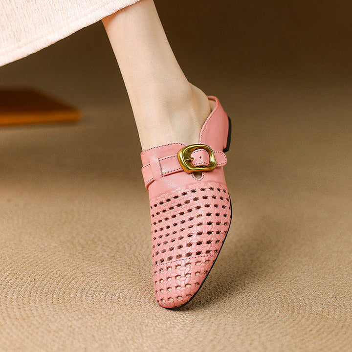 Marcella Genuine Leather Mules