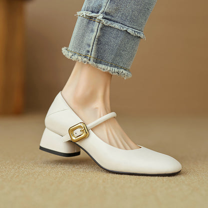 Vira Genuine Leather Heels