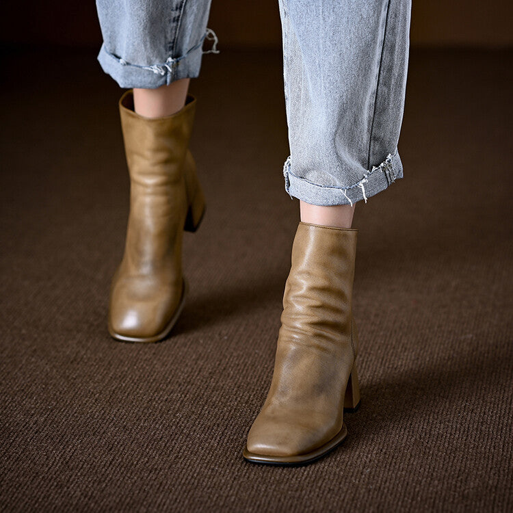 Livia Genuine Leather Boots