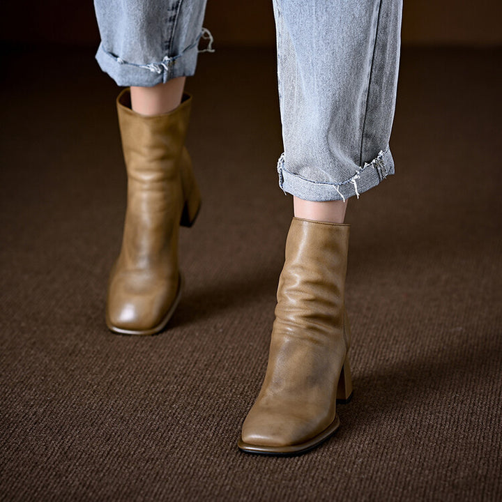 Livia Genuine Leather Boots