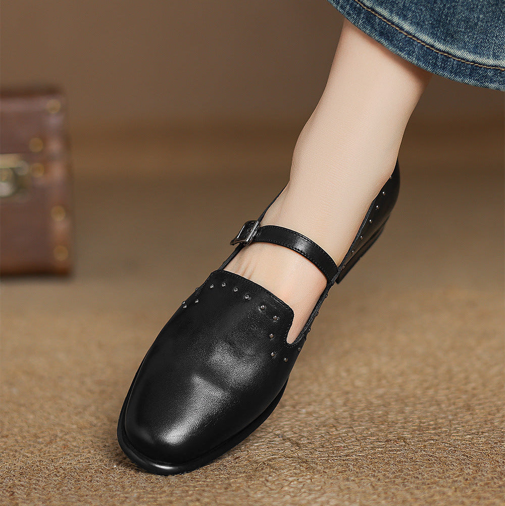 Oraya Genuine Leather Loafers