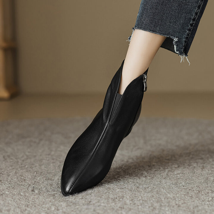 Anessa Genuine Leather Boots