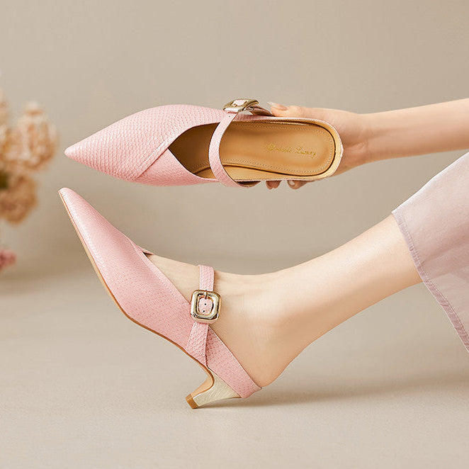 Maribelle Genuine Leather Heels
