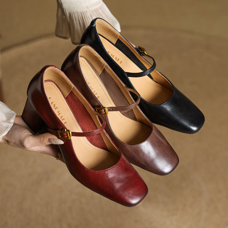 Solmar Genuine Leather Heels