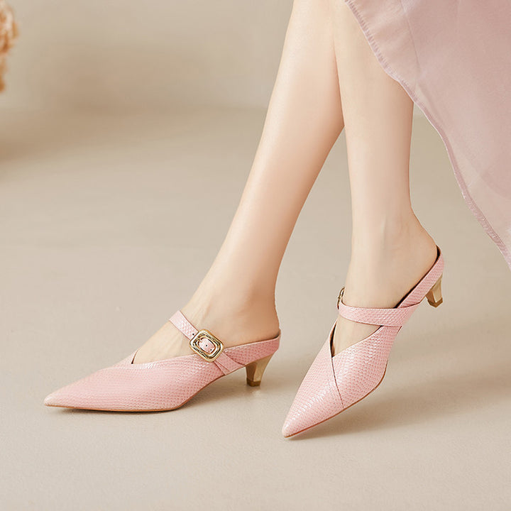 Maribelle Genuine Leather Heels