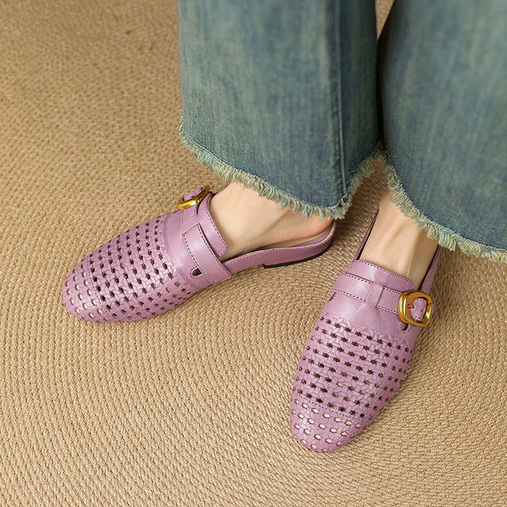 Marcella Genuine Leather Mules