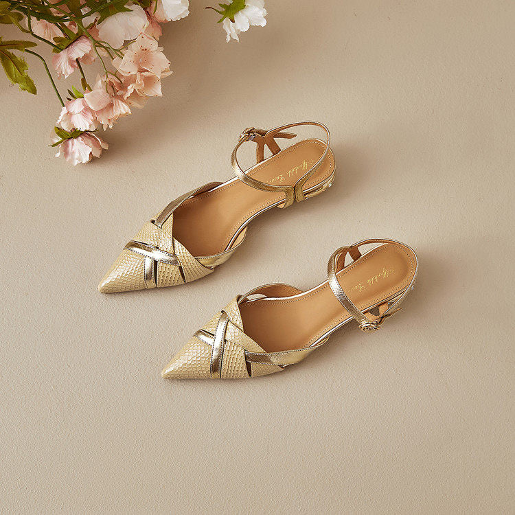 Rielle Genuine Leather Flats