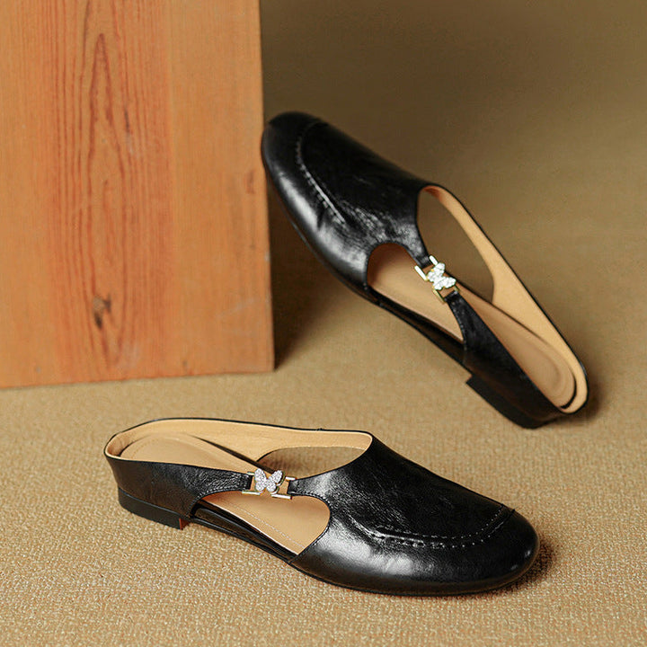 Zella Genuine Leather Mules