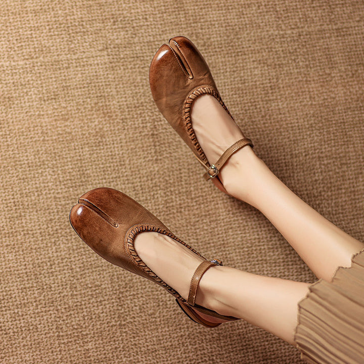 Carmela Genuine Leather Flats