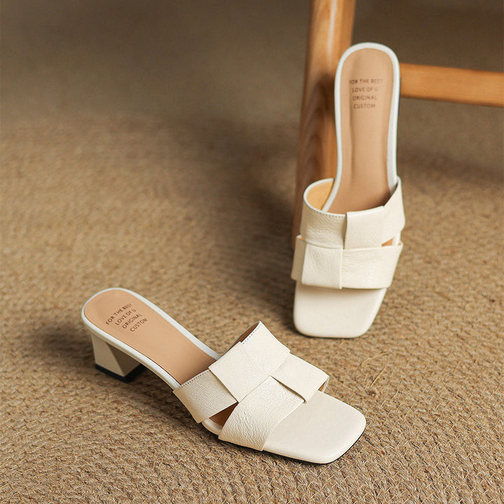 Sereno Leather Mules