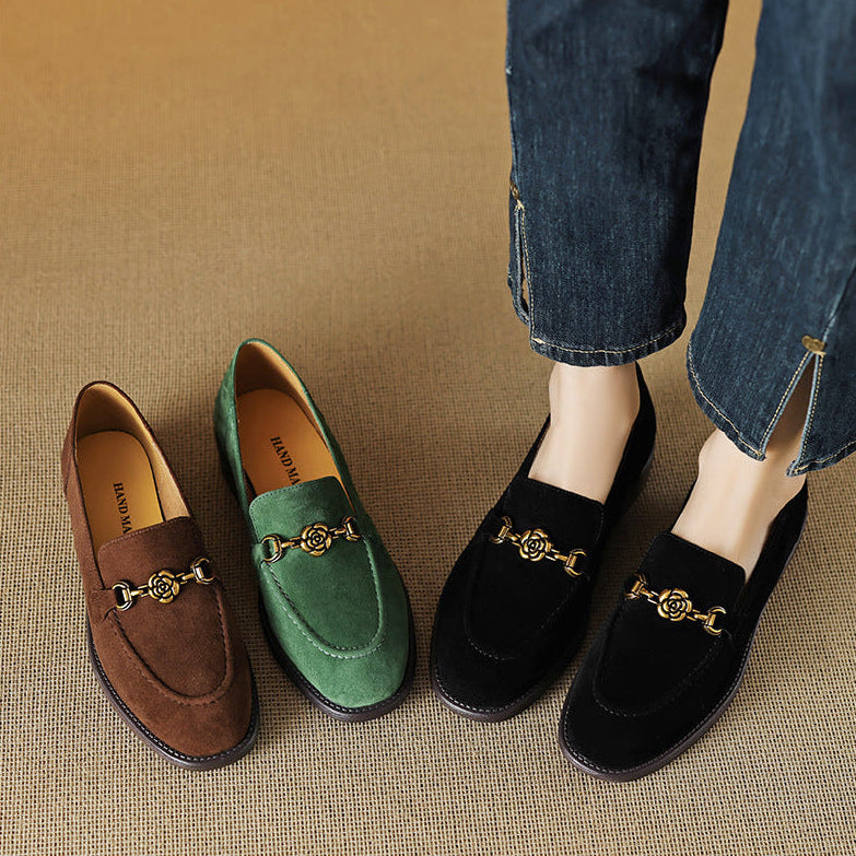 Émile Genuine Suede Loafers