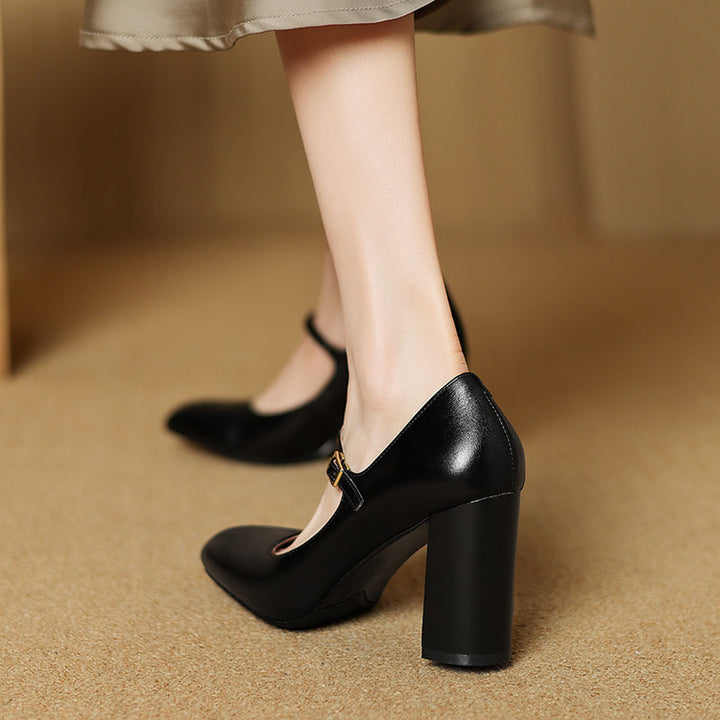 Capri Genuine Leather Heels