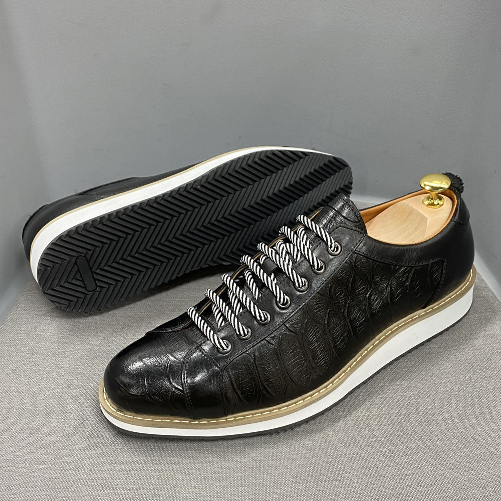 Clifton Cowhide Leather Sneakers