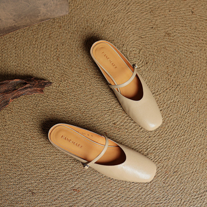 Rovina Genuine Leather Mules