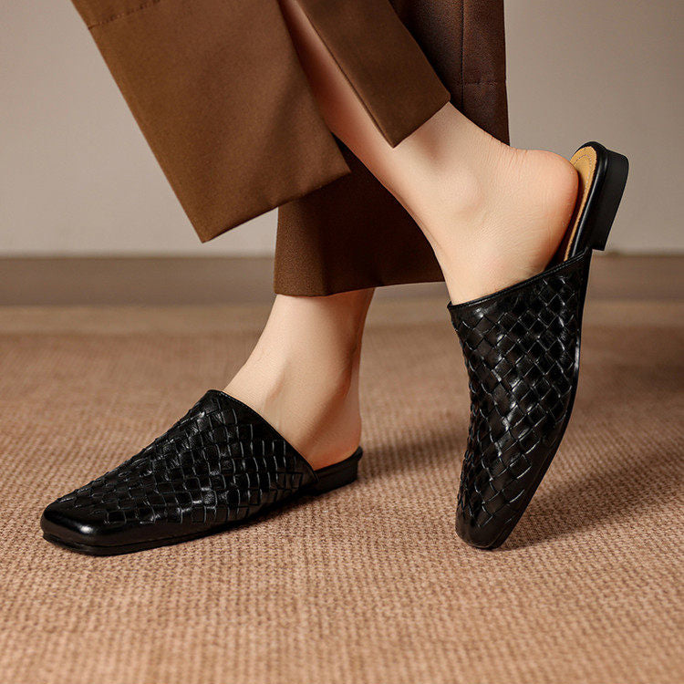 Varelina Genuine Leather Mules