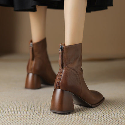 Calisse Genuine Leather Boots