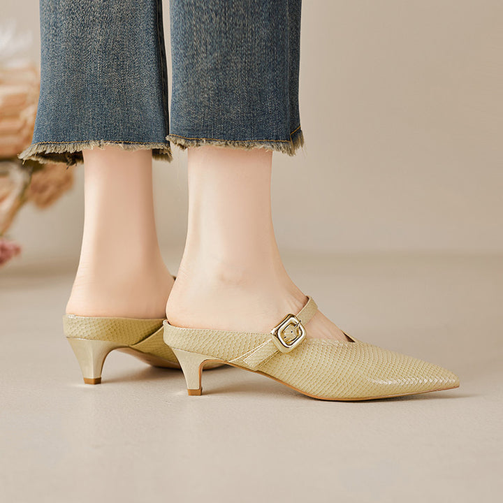 Maribelle Genuine Leather Heels