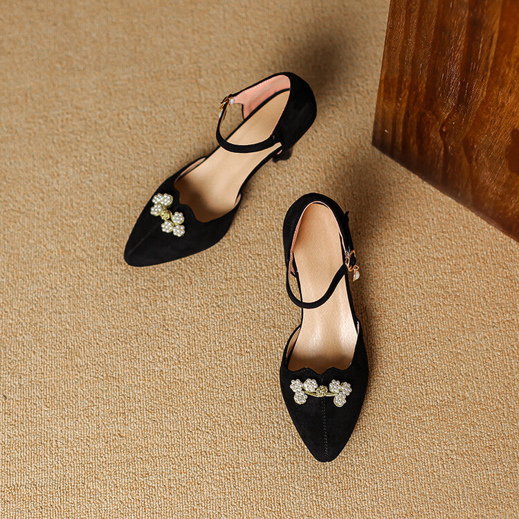 Ravie Genuine Suede Heels