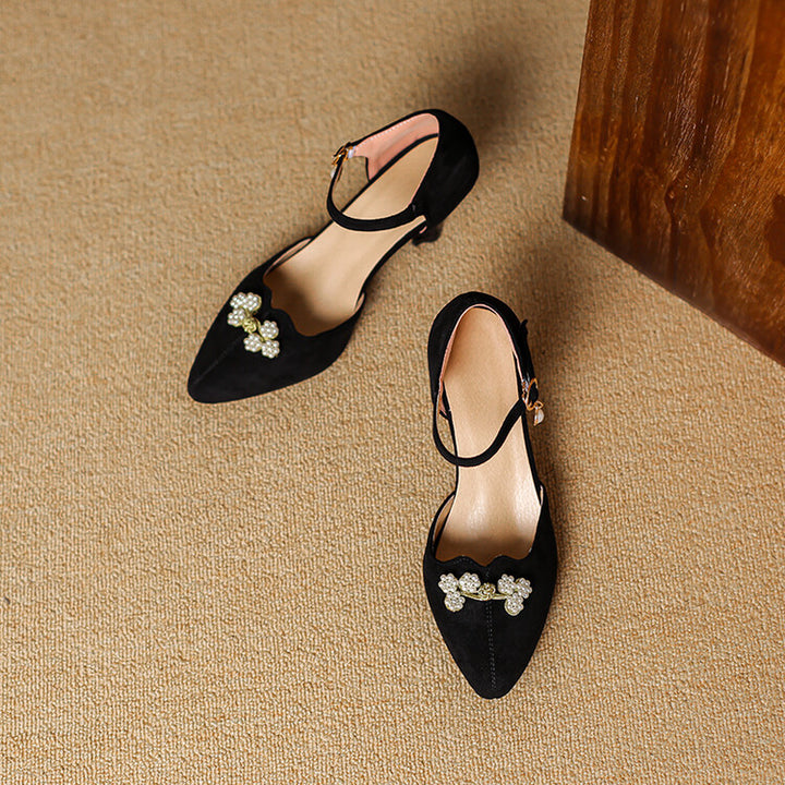 Ravie Genuine Suede Heels