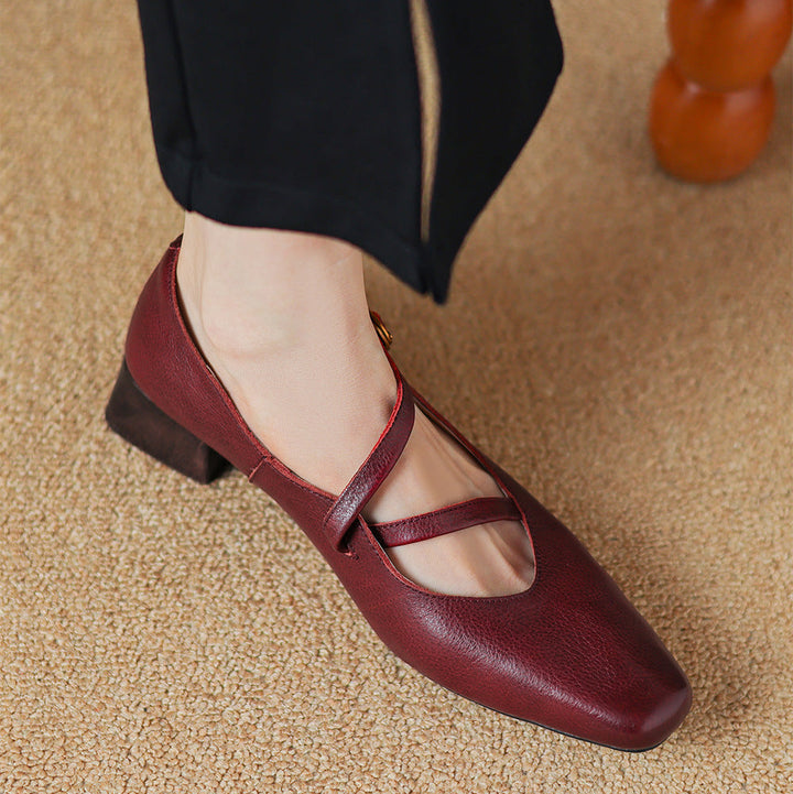 Ossa Genuine Leather Heels