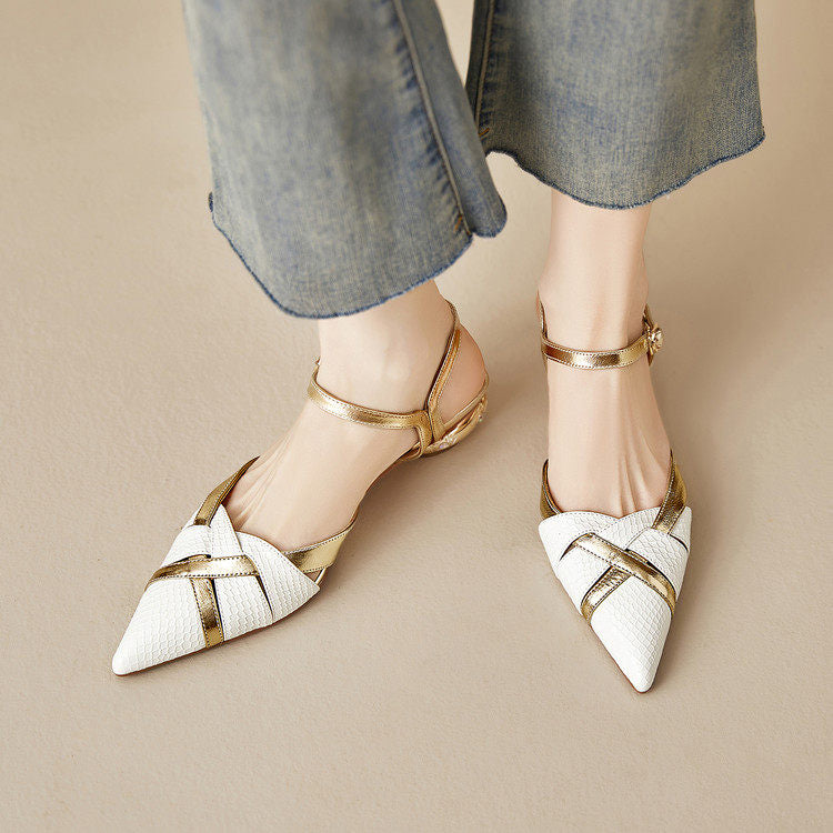 Rielle Genuine Leather Flats