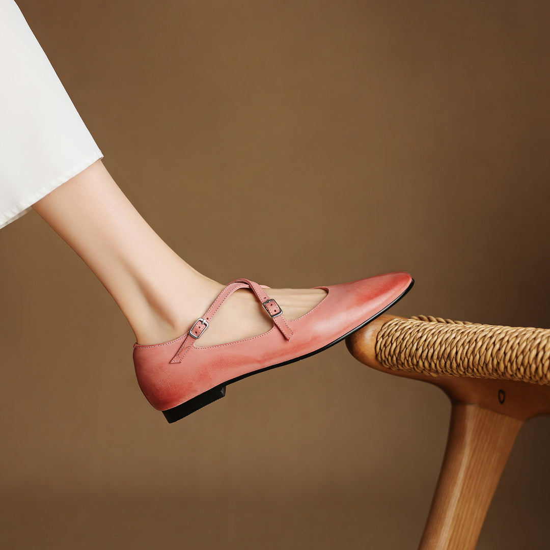 Avelin Genuine Leather Flats